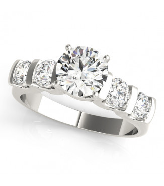 ENGAGEMENT RINGS SINGLE ROW PRONG SET