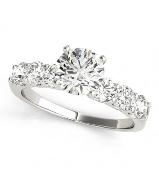 ENGAGEMENT RINGS SINGLE ROW PRONG SET