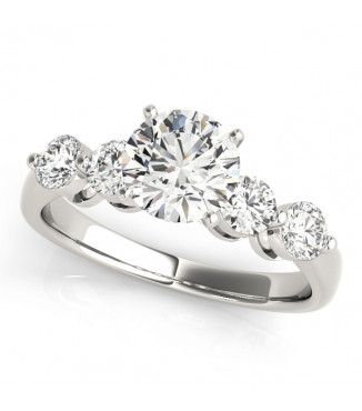 ENGAGEMENT RINGS SINGLE ROW PRONG SET