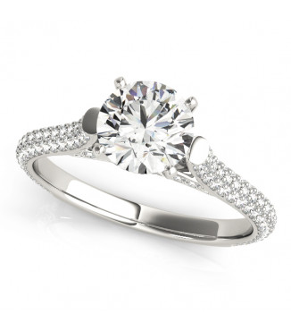 ENGAGEMENT RINGS SINGLE ROW PRONG SET