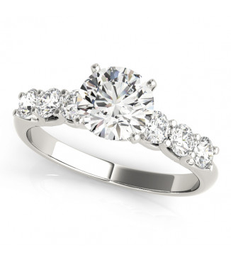 ENGAGEMENT RINGS SINGLE ROW PRONG SET