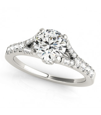 ENGAGEMENT RINGS SINGLE ROW PRONG SET