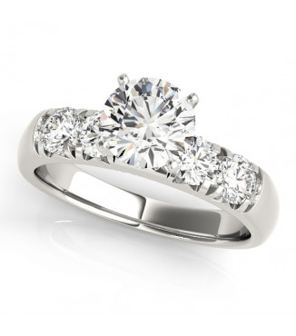 ENGAGEMENT RINGS SINGLE ROW PRONG SET