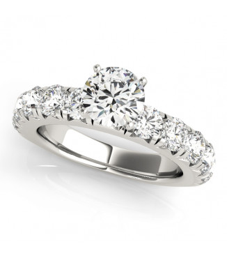 ENGAGEMENT RINGS SINGLE ROW PRONG SET