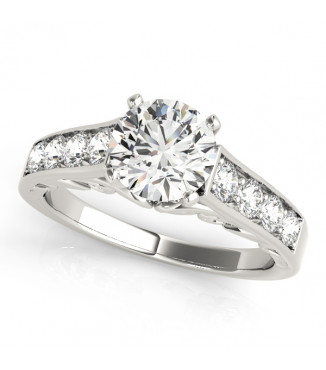ENGAGEMENT RINGS SINGLE ROW PRONG SET