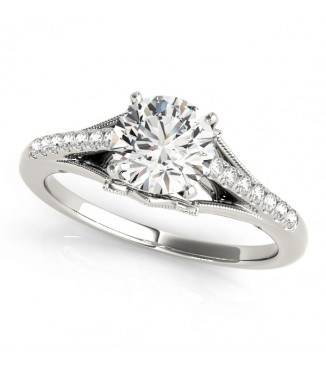 ENGAGEMENT RINGS SINGLE ROW PRONG SET