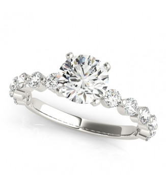 SINGLE PRONG ENGAGEMENT RING