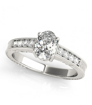 ENGAGEMENT RINGS SINGLE ROW PRONG SET
