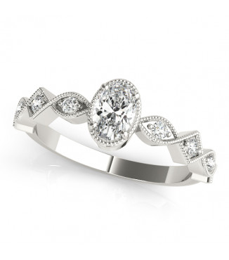 OVAL COLOR CENTER RING