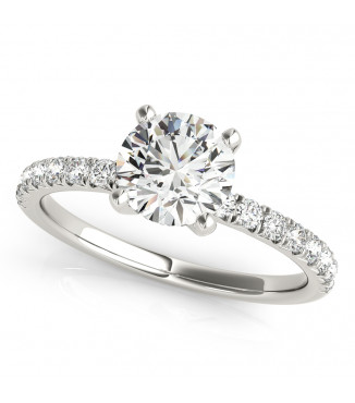 ENGAGEMENT RINGS ROUND CENTER