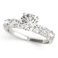 ENGAGEMENT RINGS SINGLE ROW PRONG SET