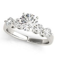 ENGAGEMENT RINGS SINGLE ROW PRONG SET