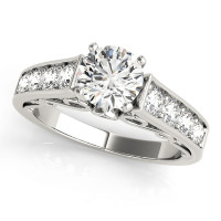 ENGAGEMENT RINGS SINGLE ROW PRONG SET