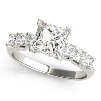 ENGAGEMENT RINGS SINGLE ROW PRONG SET