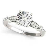 ENGAGEMENT RINGS SINGLE ROW PRONG SET