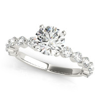 SINGLE PRONG ENGAGEMENT RING