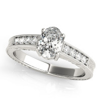 ENGAGEMENT RINGS SINGLE ROW PRONG SET